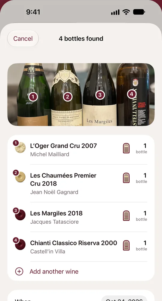 Four bottles found in one photo